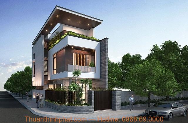 Thiết kế nhà phố - Xây Dựng Thuận Thịnh Phát - Công Ty THHH Thương Mại Dịch Vụ Công Nghệ Thuận Thịnh Phát